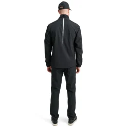 M Links Stretch Rainjacket Svart>Abacus Best