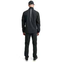M Links Stretch Rainjacket Svart>Abacus Best