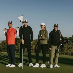 M Mid Layer LS Full-Zip Svart>Bogeys & Birdies Online
