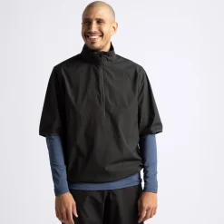 M Pine Windbreaker SS Svart>Cross Sportswear Outlet