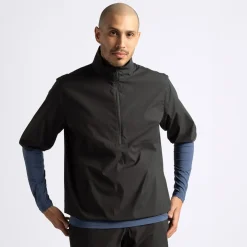 M Pine Windbreaker SS Svart>Cross Sportswear Outlet