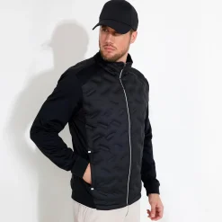 M Portrush Hybrid Jacket Svart>Abacus Outlet