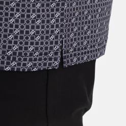 M Tech Pique Micro AOP Svart>Bogeys & Birdies Clearance
