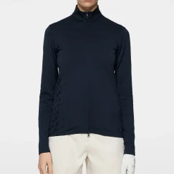 Nancy Seamless Mid Layer Blå>J.Lindeberg