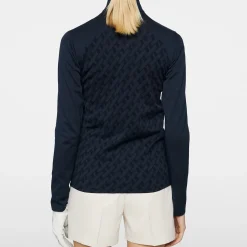 Nancy Seamless Mid Layer Blå>J.Lindeberg