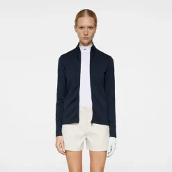 Nancy Seamless Mid Layer Blå>J.Lindeberg