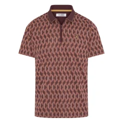 OP All Over Jacquard Colour Block Polo>Original Penguin Hot