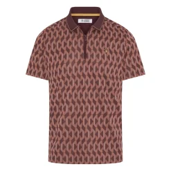 OP All Over Jacquard Colour Block Polo>Original Penguin Hot