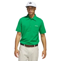 Ori S Pocket Polo Grön>Adidas Golf Originals