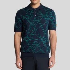 Outline Knitted Polo>Lyle & Scott New