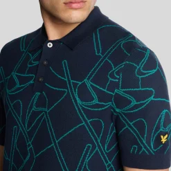 Outline Knitted Polo>Lyle & Scott New