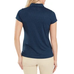 Painted Floral Cap Sleeve Lisle Blå>FootJoy Discount
