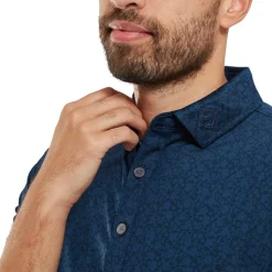 Painted Floral Lisle Blå>FootJoy Discount