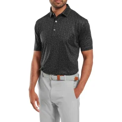 Painted Floral Lisle Svart>FootJoy Hot