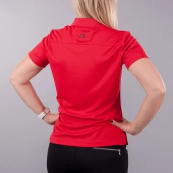 Piké Kelowna Röd>Cutter & Buck Discount