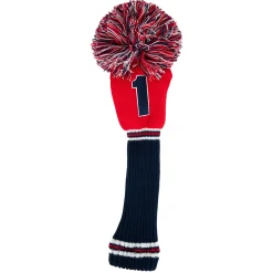 PomPom Headcover Driver Blå Röd>PRG Clearance