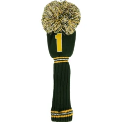 PomPom Headcover Driver Grön Gul>PRG Best