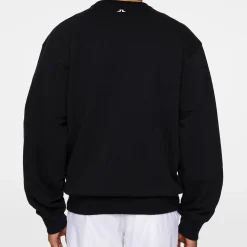 Roberto Crewneck JL x Kangol Svart>J.Lindeberg Online