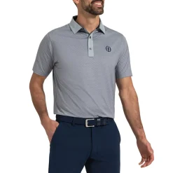 Rock Print Lisle Shirt Grå>FootJoy Hot