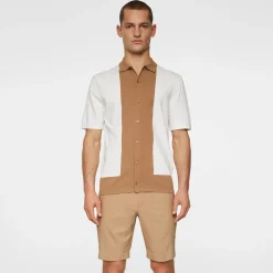 Rue Knitted Polo Shirt Vit>J.Lindeberg Hot