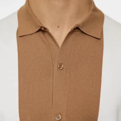 Rue Knitted Polo Shirt Vit>J.Lindeberg Hot