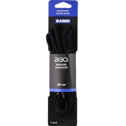 Shoelaces 175 Black 80cm>2GO Clearance