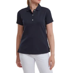 Stretch Pique Solid Blå>FootJoy Hot