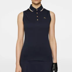 Swing Sleeveless Top Blå>J.Lindeberg
