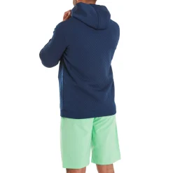Textured Knit Hoodie Blå>FootJoy Hot