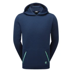 Textured Knit Hoodie Blå>FootJoy Hot