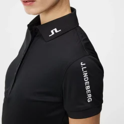 Tour Tech Golf Polo Svart>J.Lindeberg New