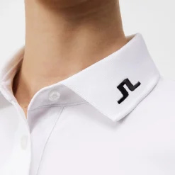 Tour Tech Golf Polo Vit>J.Lindeberg Discount