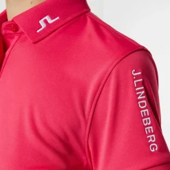 Tour Tech Polo Röd>J.Lindeberg Best