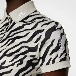 Tour Tech Print Polo>J.Lindeberg