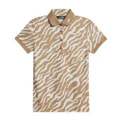 Tour Tech Print Polo>J.Lindeberg Discount
