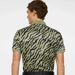 Tour Tech Print Polo>J.Lindeberg Outlet
