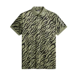 Tour Tech Print Polo>J.Lindeberg Outlet
