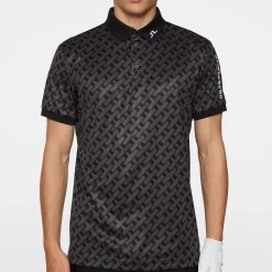 Tour Tech Print Polo>J.Lindeberg Best