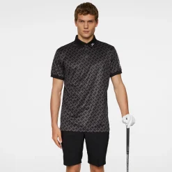 Tour Tech Print Polo>J.Lindeberg Best