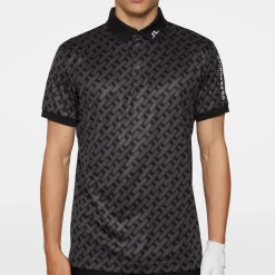 Tour Tech Print Polo>J.Lindeberg Best