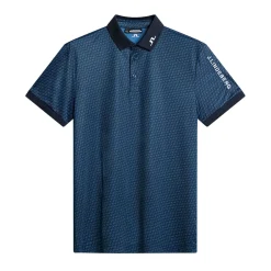 Tour Tech Print Polo>J.Lindeberg Best