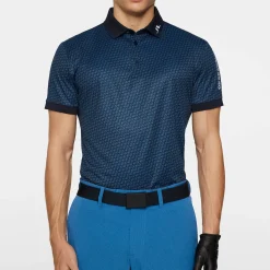 Tour Tech Print Polo>J.Lindeberg Best