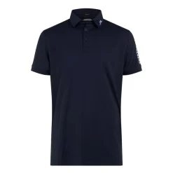 Tour Tech Reg Fit Golf Polo Blå>J.Lindeberg