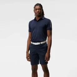 Tour Tech Reg Fit Golf Polo Blå>J.Lindeberg