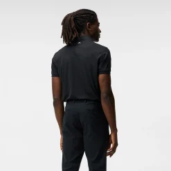 Tour Tech Reg Fit Golf Polo Svart>J.Lindeberg Online