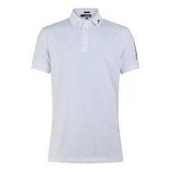 Tour Tech Reg Fit Golf Polo Vit>J.Lindeberg New