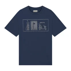 T-Shirt Graphic Crew: Blå>PGA Tour Best