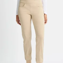 Twill Stretch Pull On Pant Beige>Röhnisch New