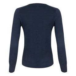 Vernon V-Neck Merino Blå>Cutter & Buck Clearance