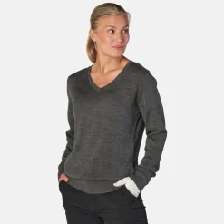Vernon V-Neck Merino Grå>Cutter & Buck Best